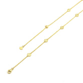 Aure Coin Necklace Gold-Plated Disc Chain Necklace