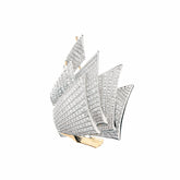 Aurea Sail Brooch — The Shape of the Wind