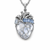 Cor Vitae Heartstone Necklace April Icy Clear — Pre-Order
