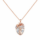 Cor Vitae Heartstone Necklace June Moonlit Blue