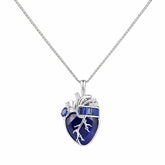 Cor Vitae Heartstone Necklace September Royal Blue