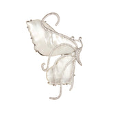 Luna Wings Mother-of-Pearl Butterfly Brooch Whisper of Light