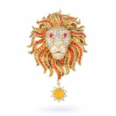 Regulus Leo Brooch — The Heart of the Sun