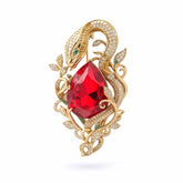 Serpens Custos Brooch — The Forbidden Fruit