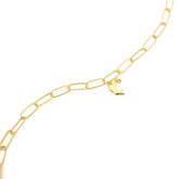 Solace Necklace Gold Irregular Pendant Chain Necklace