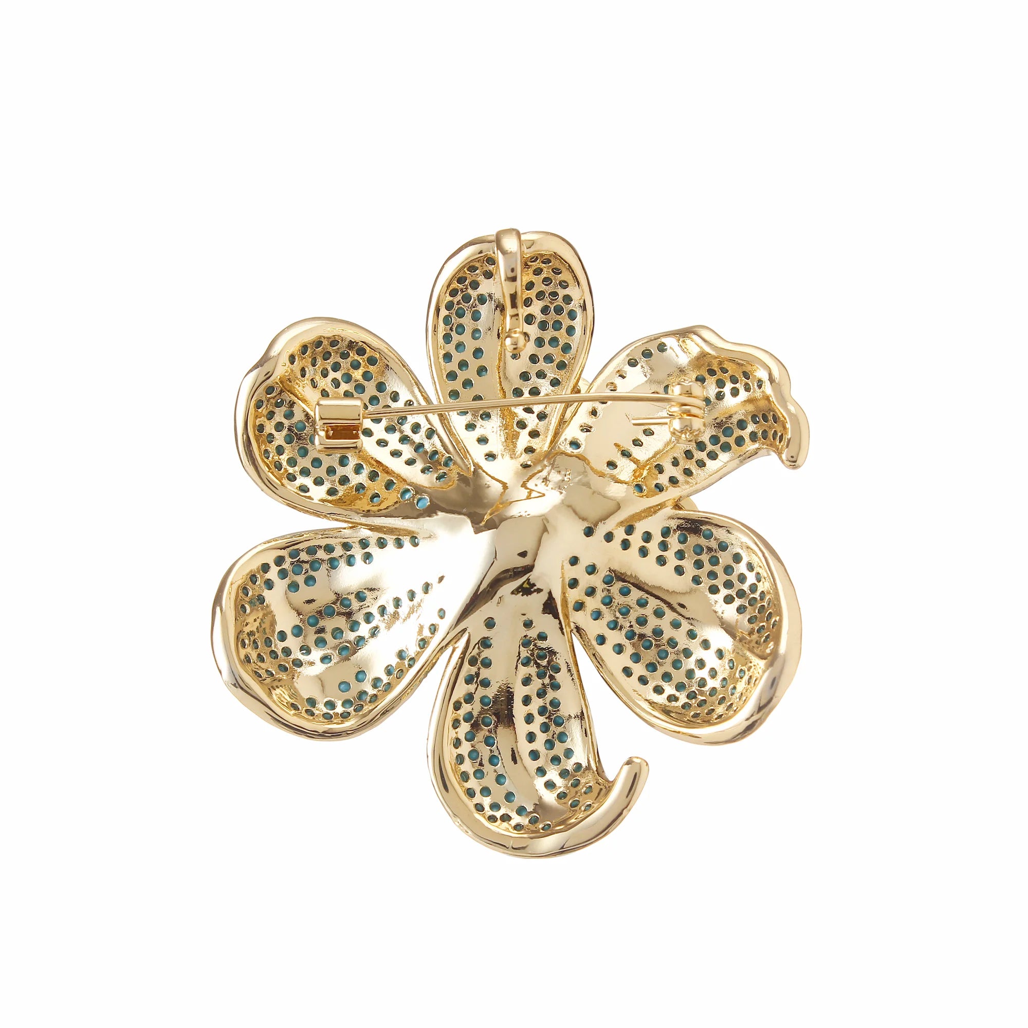 Aurea Fleur Brooch — The Bloom of Radiance
