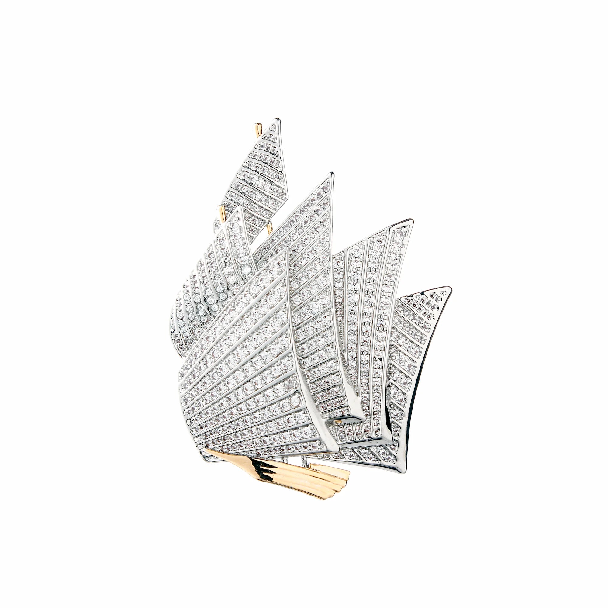 Aurea Sail Brooch — The Shape of the Wind