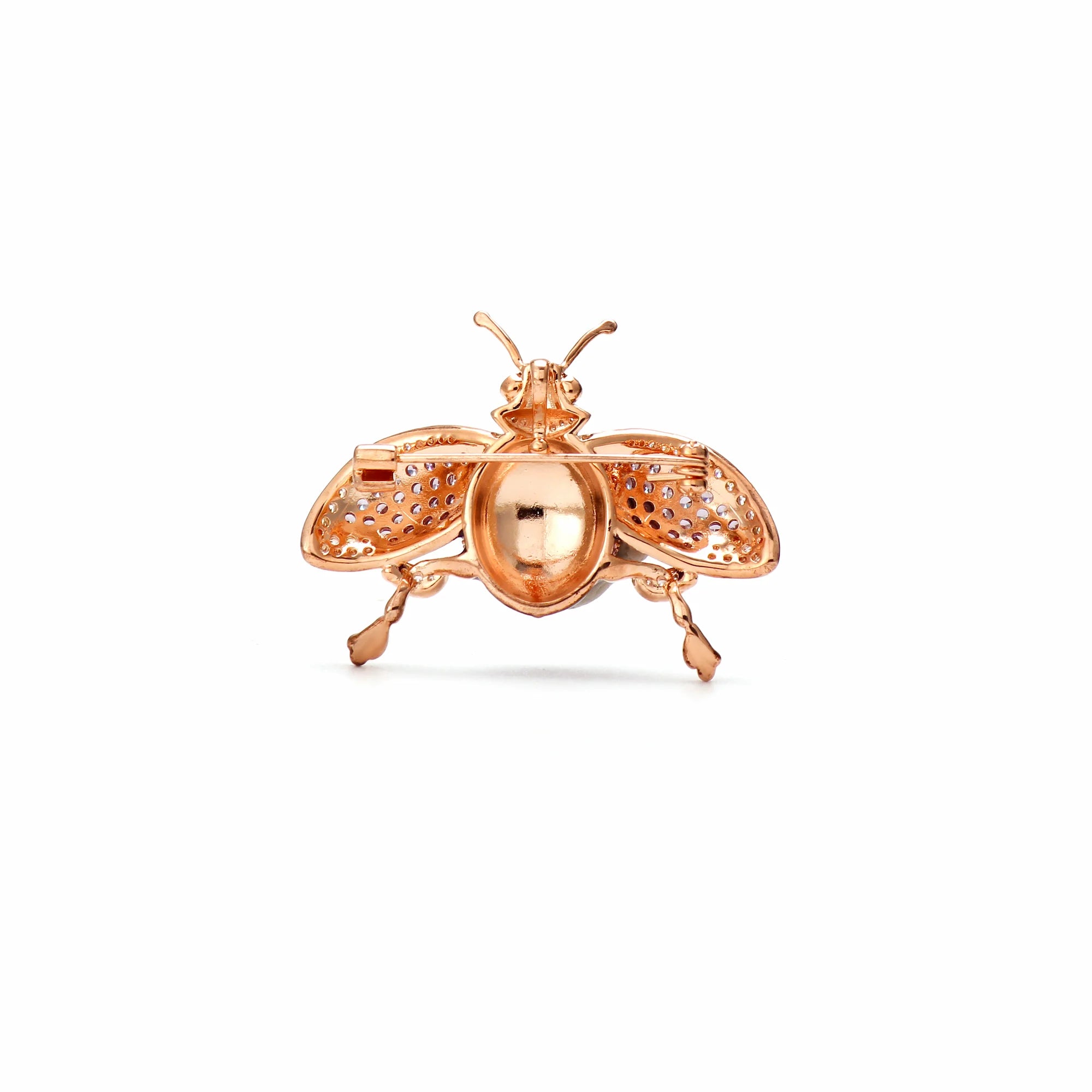 Aurelia Jewel Beetle Crystal Statement Brooch