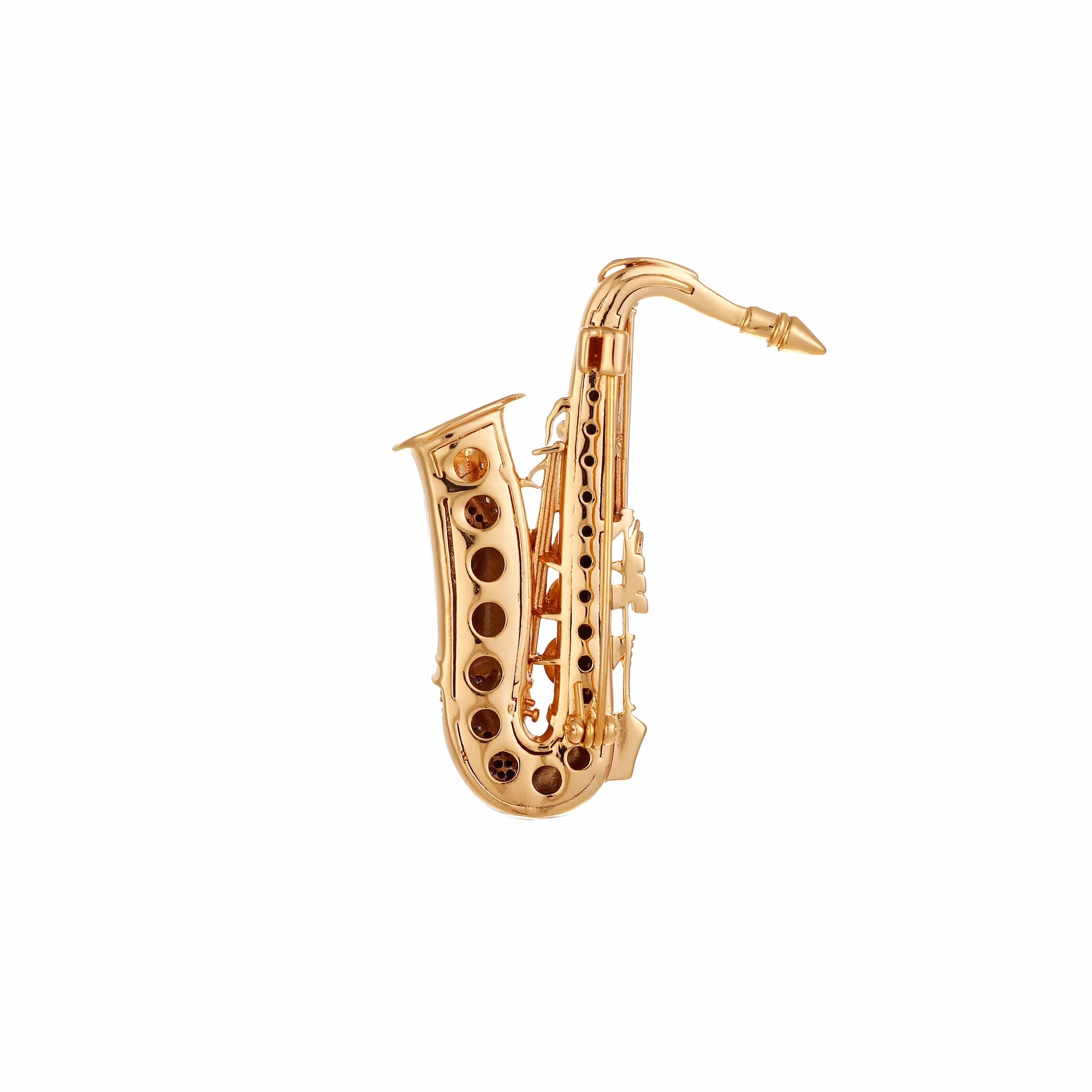 Aureo Sax Brooch: The Golden Sound of Summer