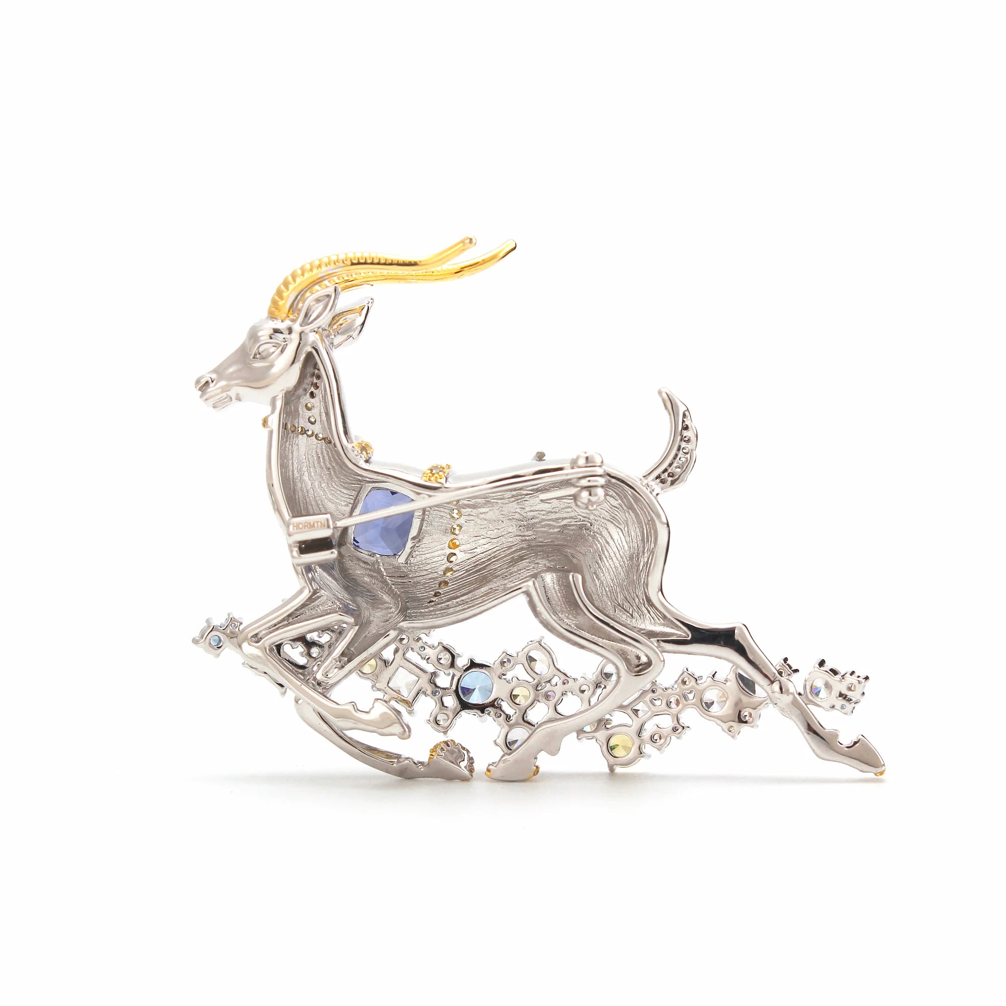 Celestial Antelope Brooch — The Leap of Light