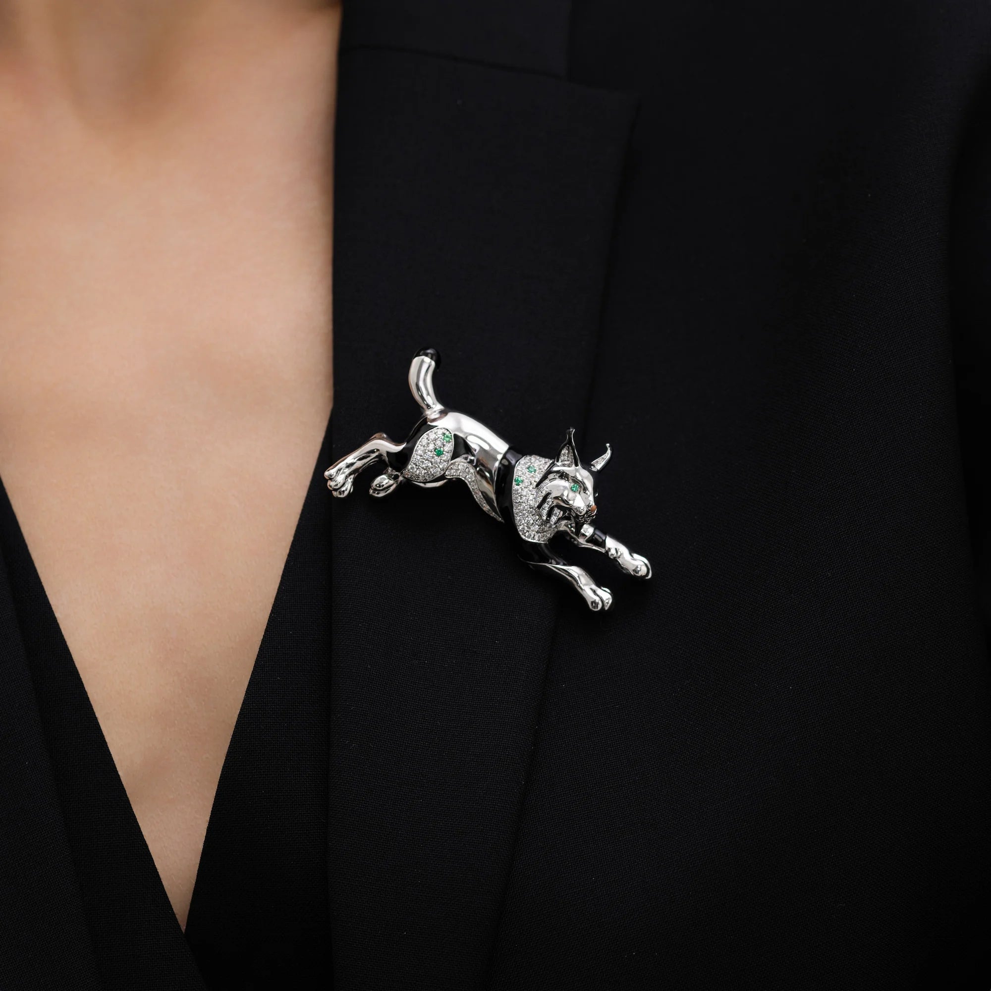 Pre-order | Celestial Lynx Brooch — The Instinct of the Leap