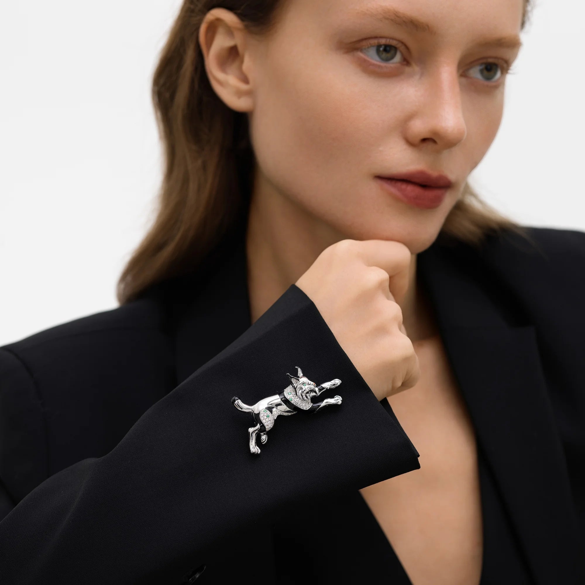 Pre-order | Celestial Lynx Brooch — The Instinct of the Leap