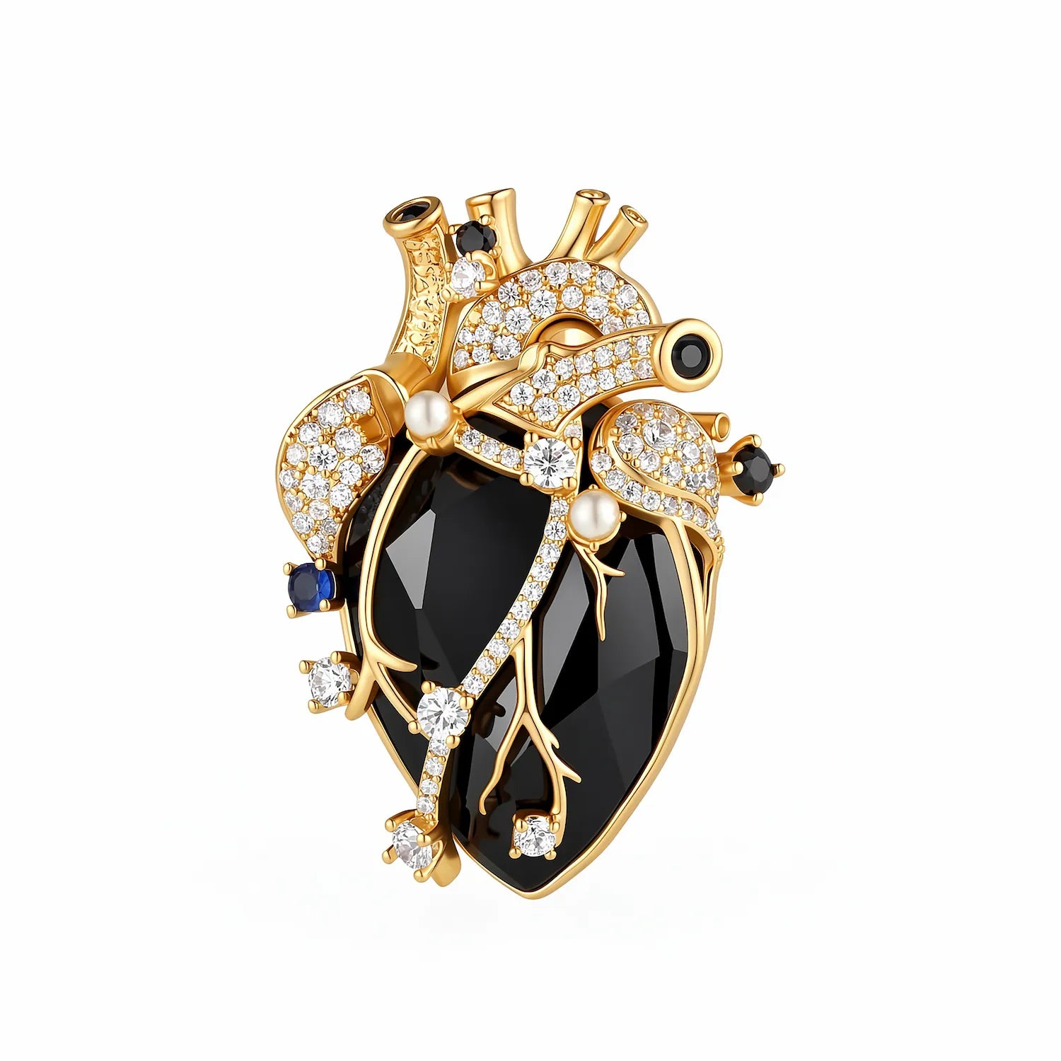Cor Vitae Black Heart Brooch The Dark Heart — Pre-Order
