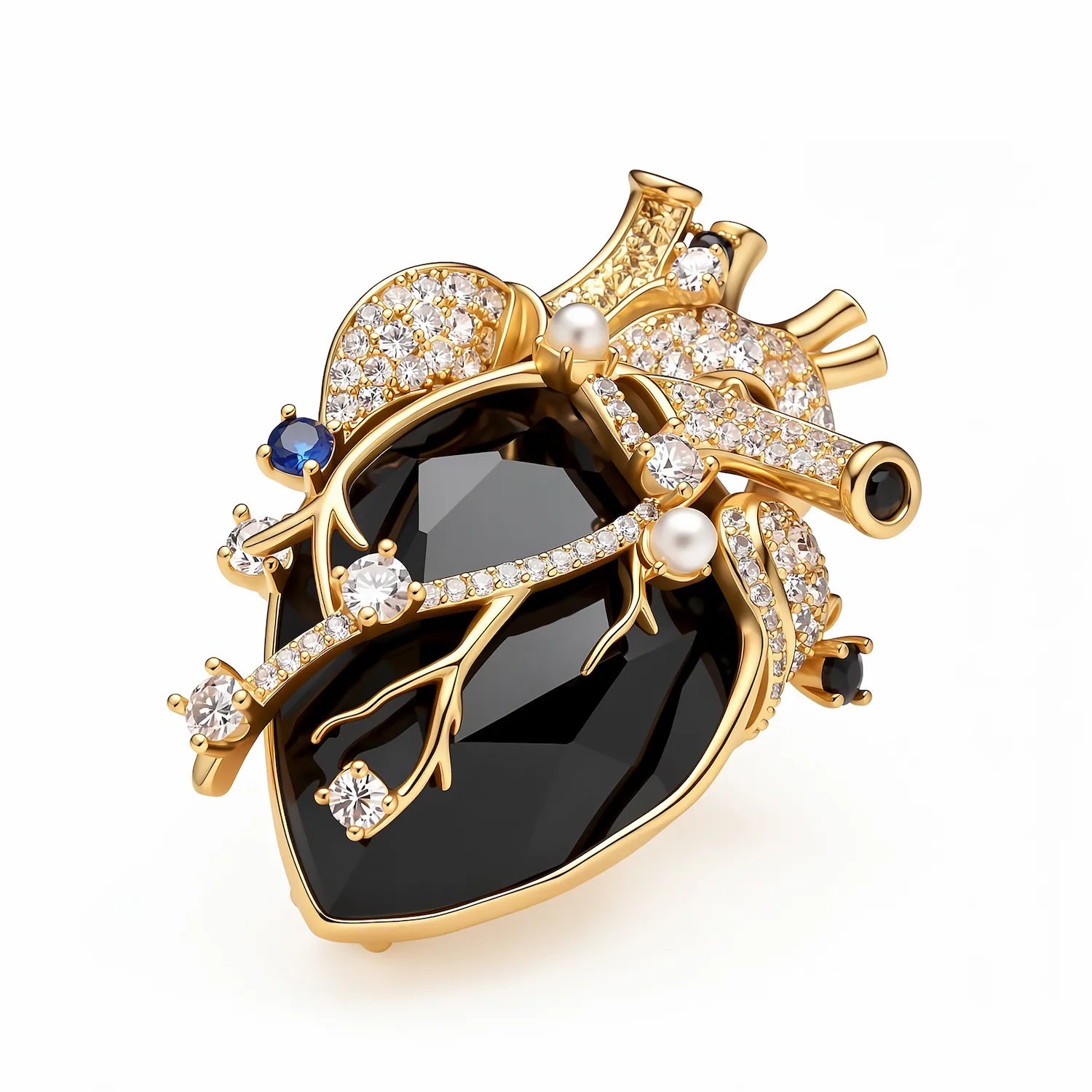 Cor Vitae Black Heart Brooch The Dark Heart — Pre-Order