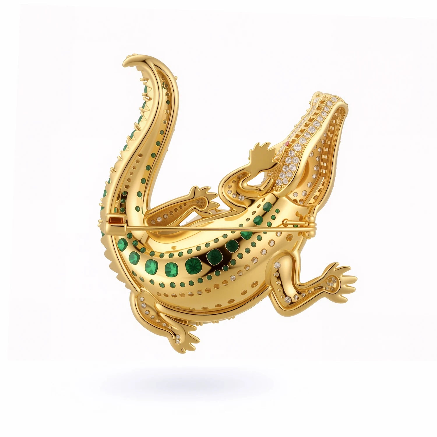 Crocodylus Crocodile Brooch — The Instinct Beneath the Surface