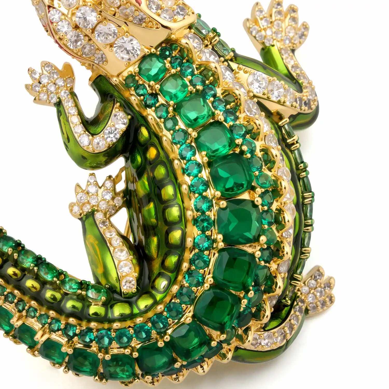 Crocodylus Crocodile Brooch — The Instinct Beneath the Surface