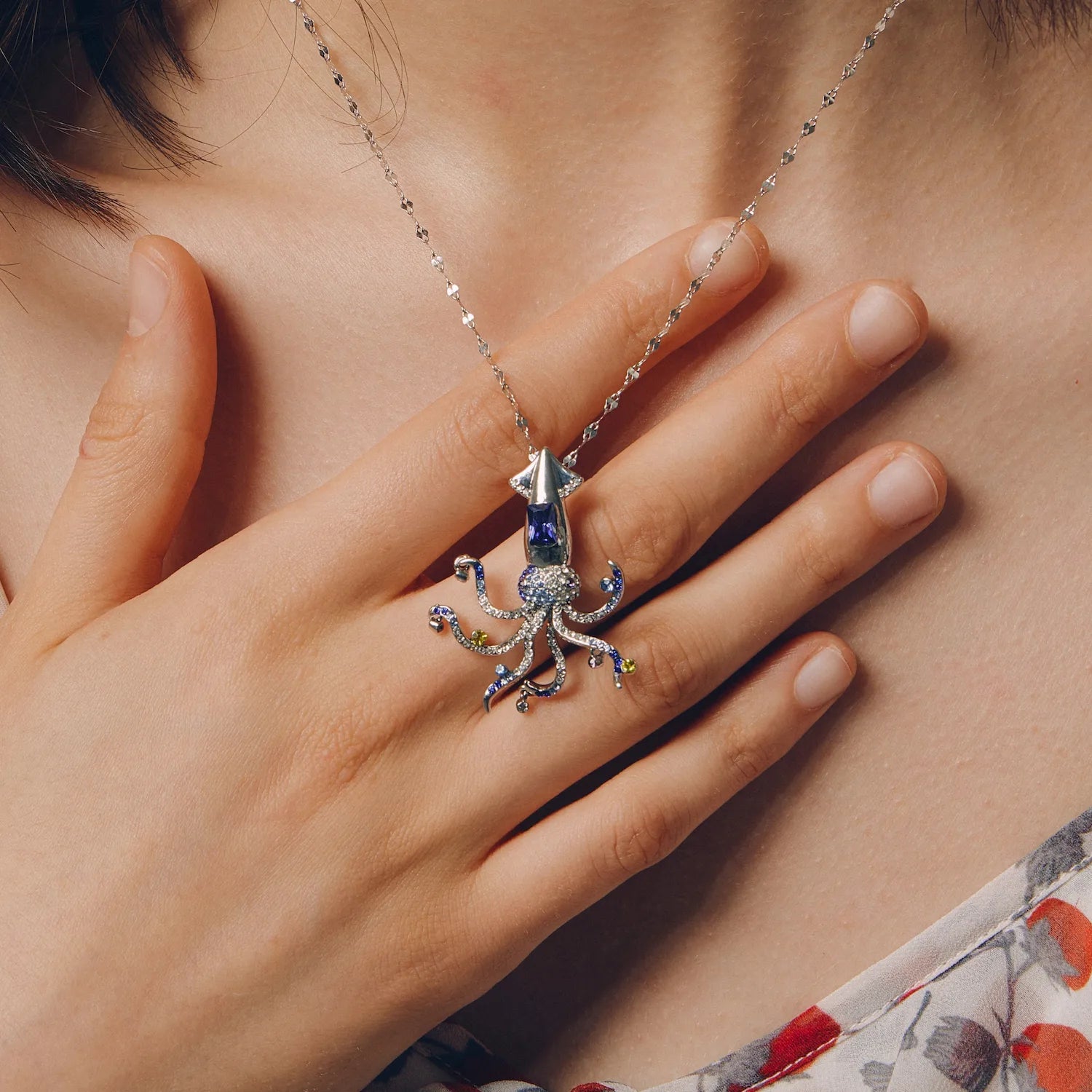 Danza Squid Necklace: The Dancing Spirit of the Sea