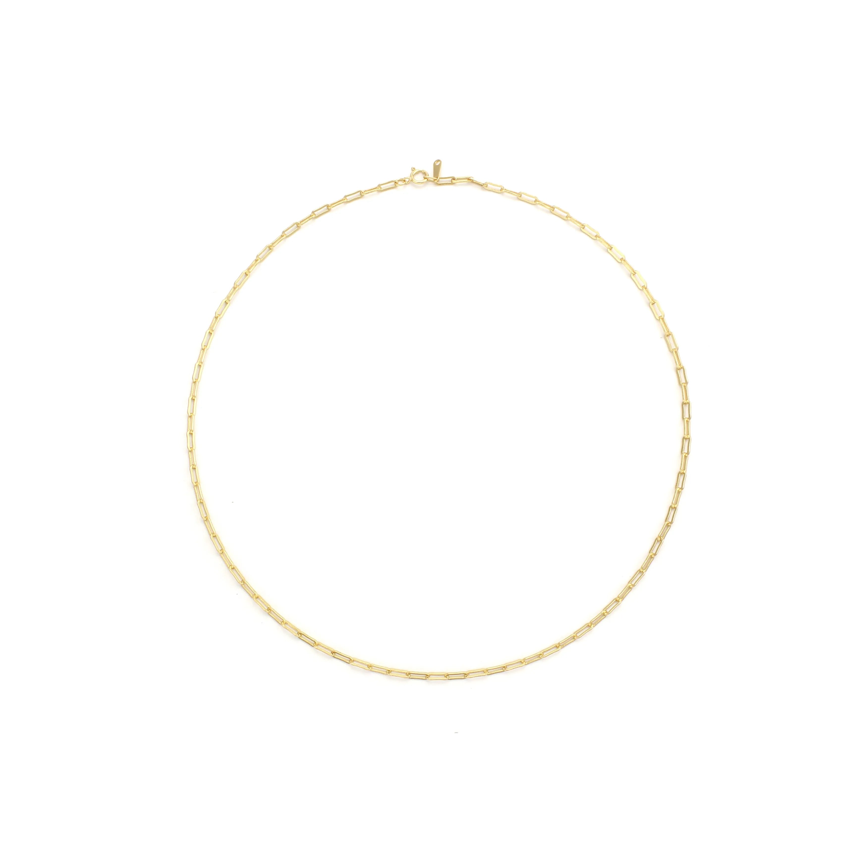 Eira Necklace Minimalist Gold Chain Necklace
