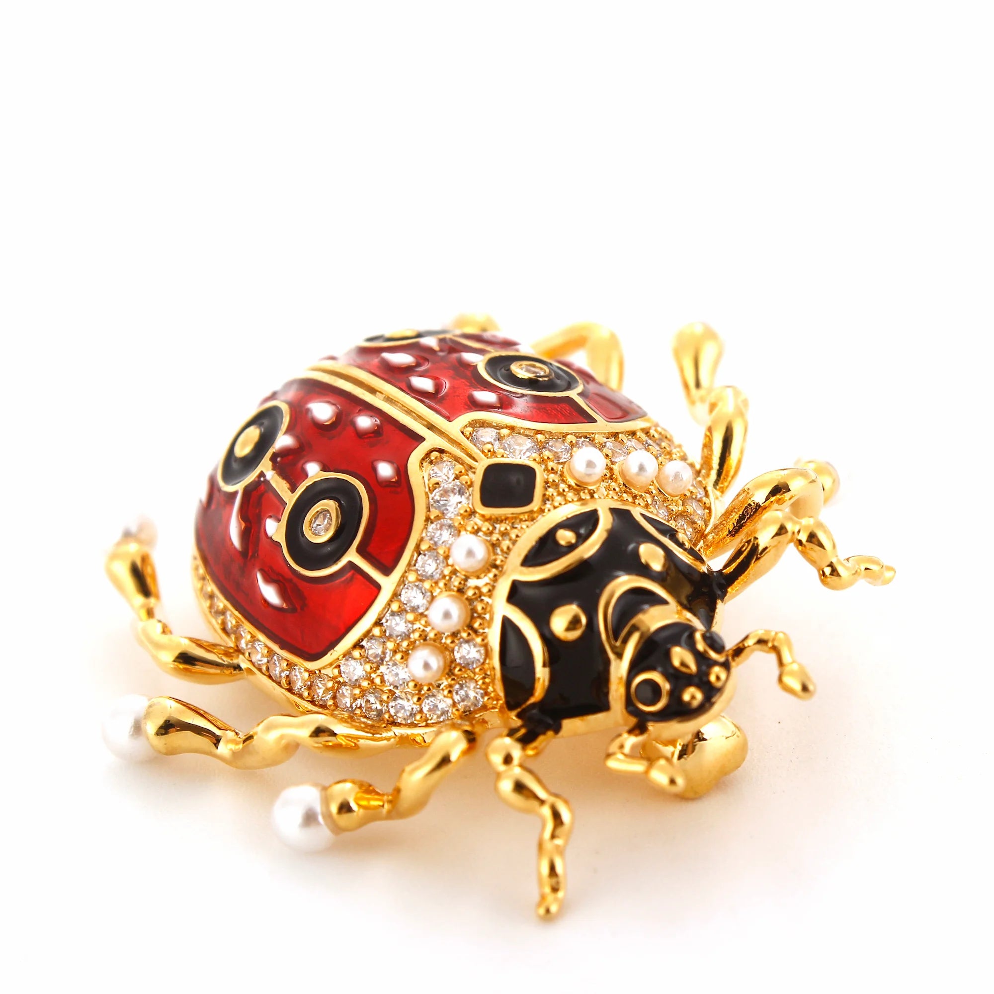 Fortuna Ladybug Brooch: The Garden Keeper of Luck