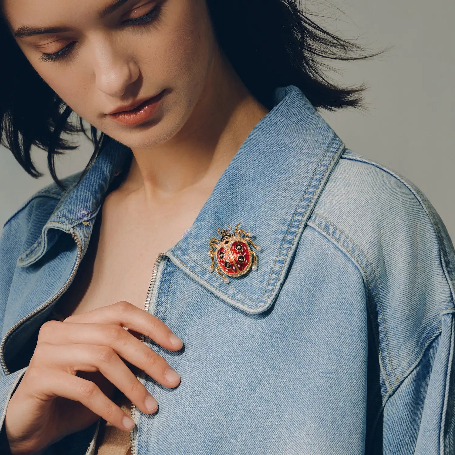 Fortuna Ladybug Brooch: The Garden Keeper of Luck