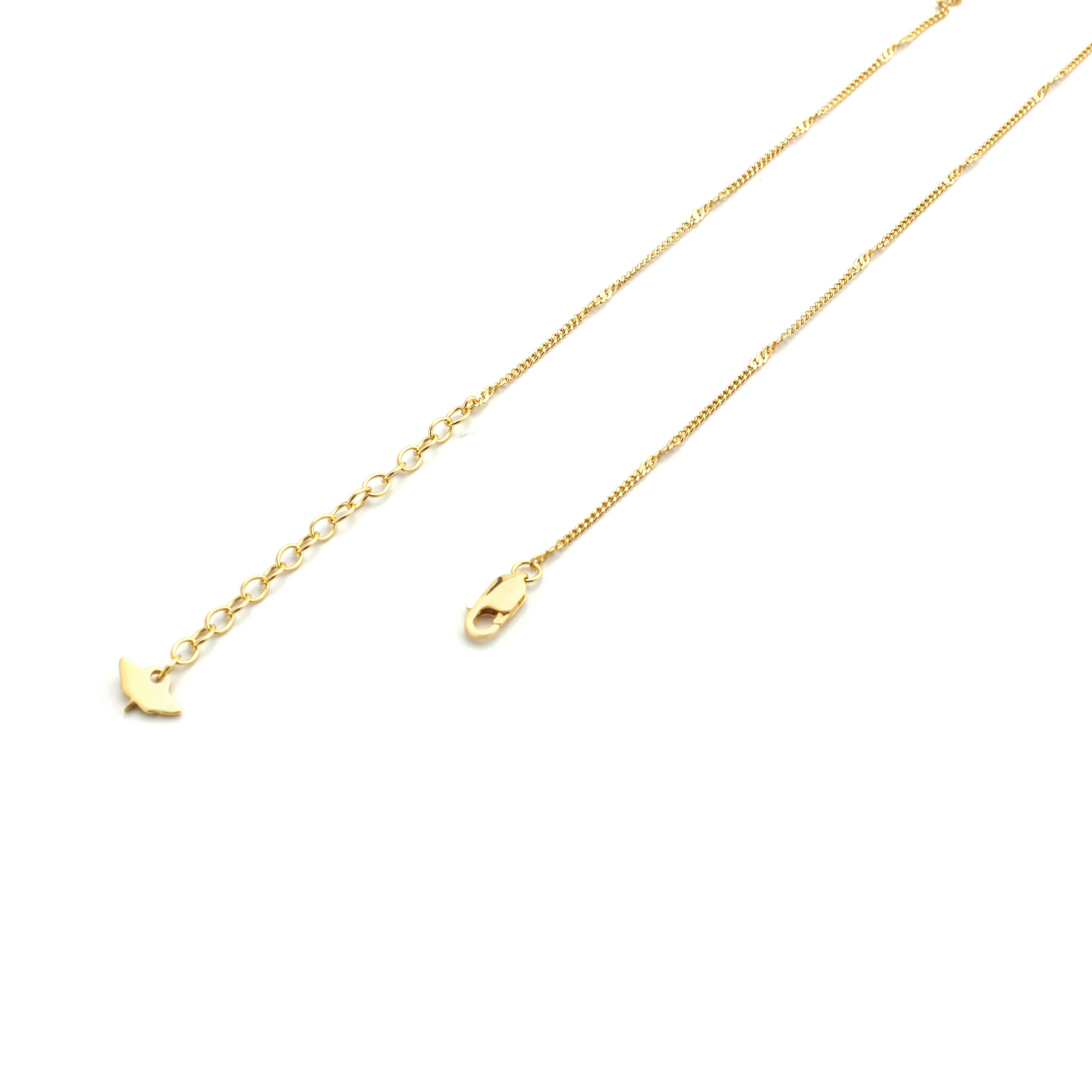 Lina Necklace Minimalist Gold Chain Choker