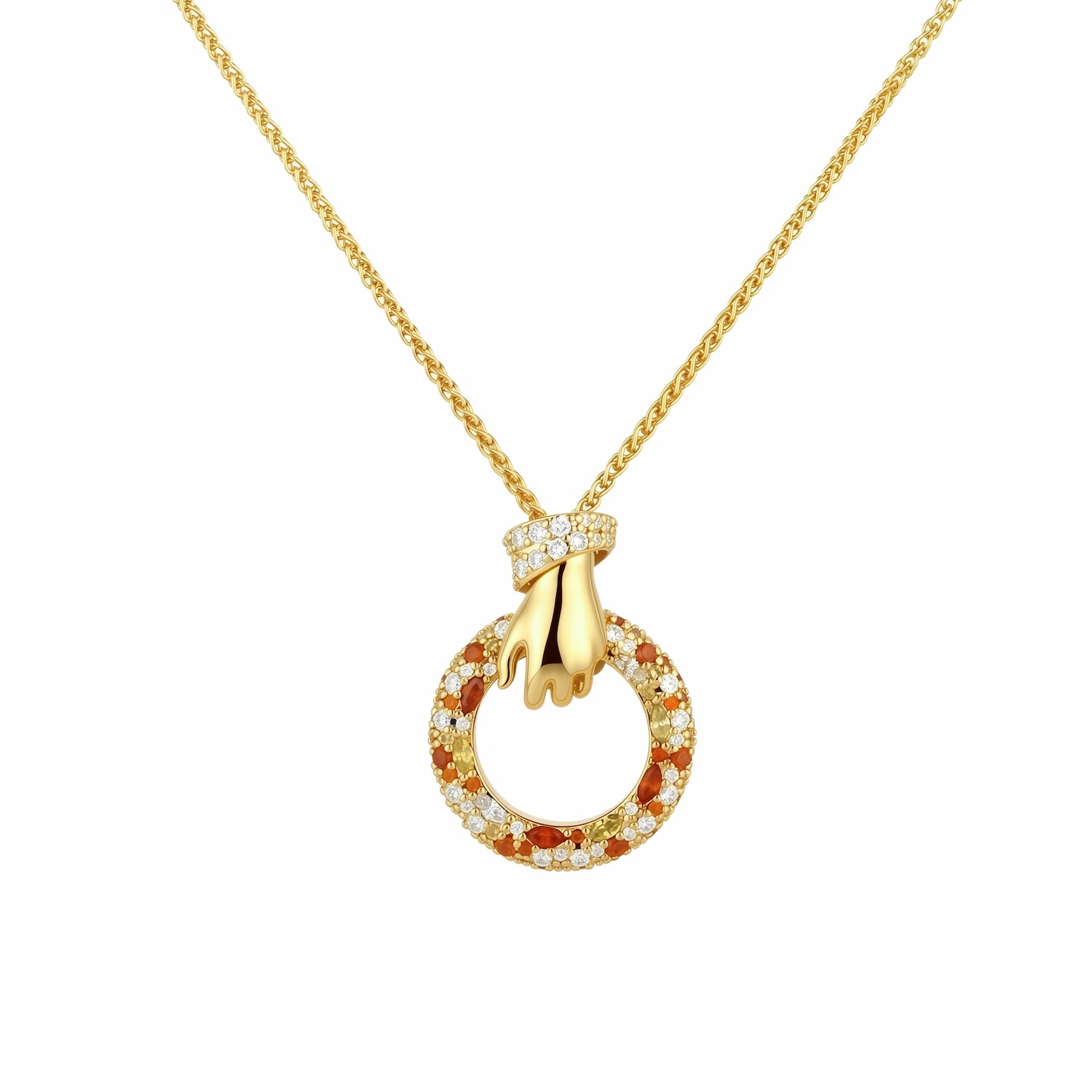 Manus Halo Necklace — The Golden Vow — Pre-Order