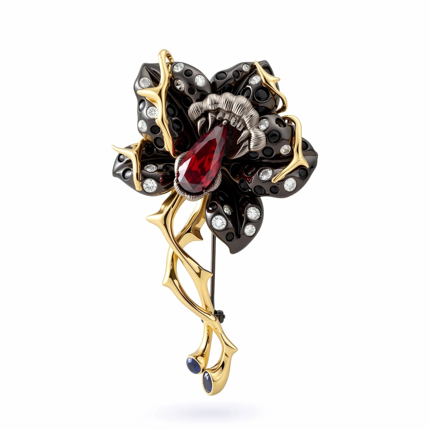 Mordens Carnivorous Flower Brooch — The Beauty That Bites