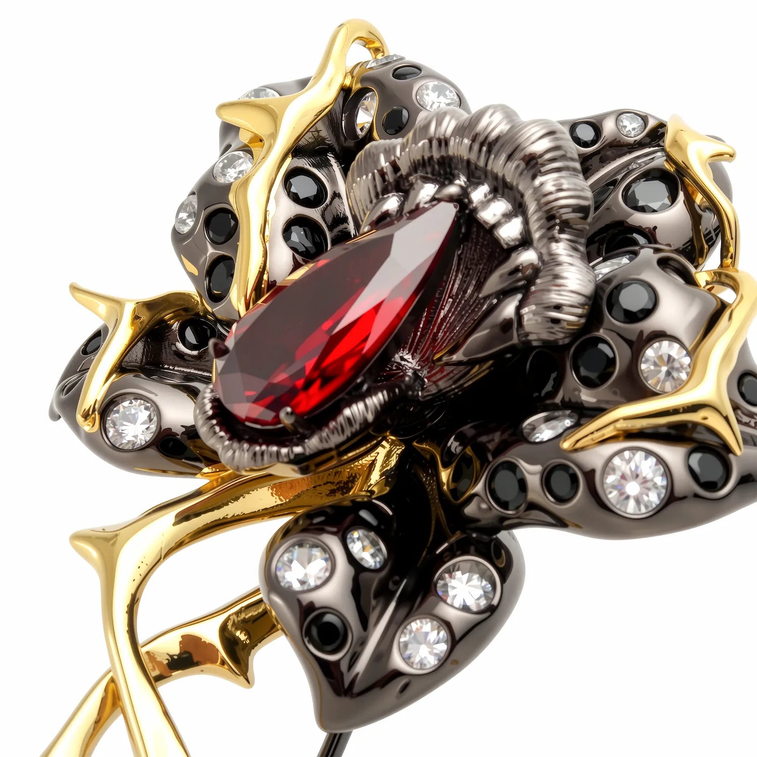 Mordens Carnivorous Flower Brooch — The Beauty That Bites
