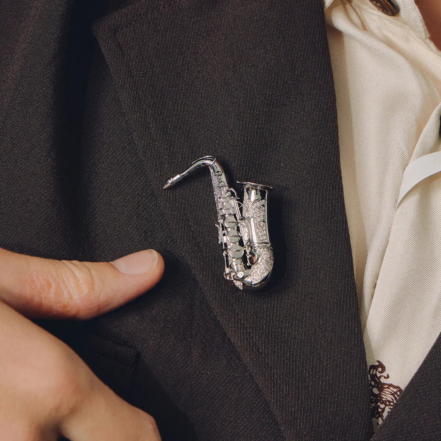 Noctis Saxum Brooch — The Sound of Midnight