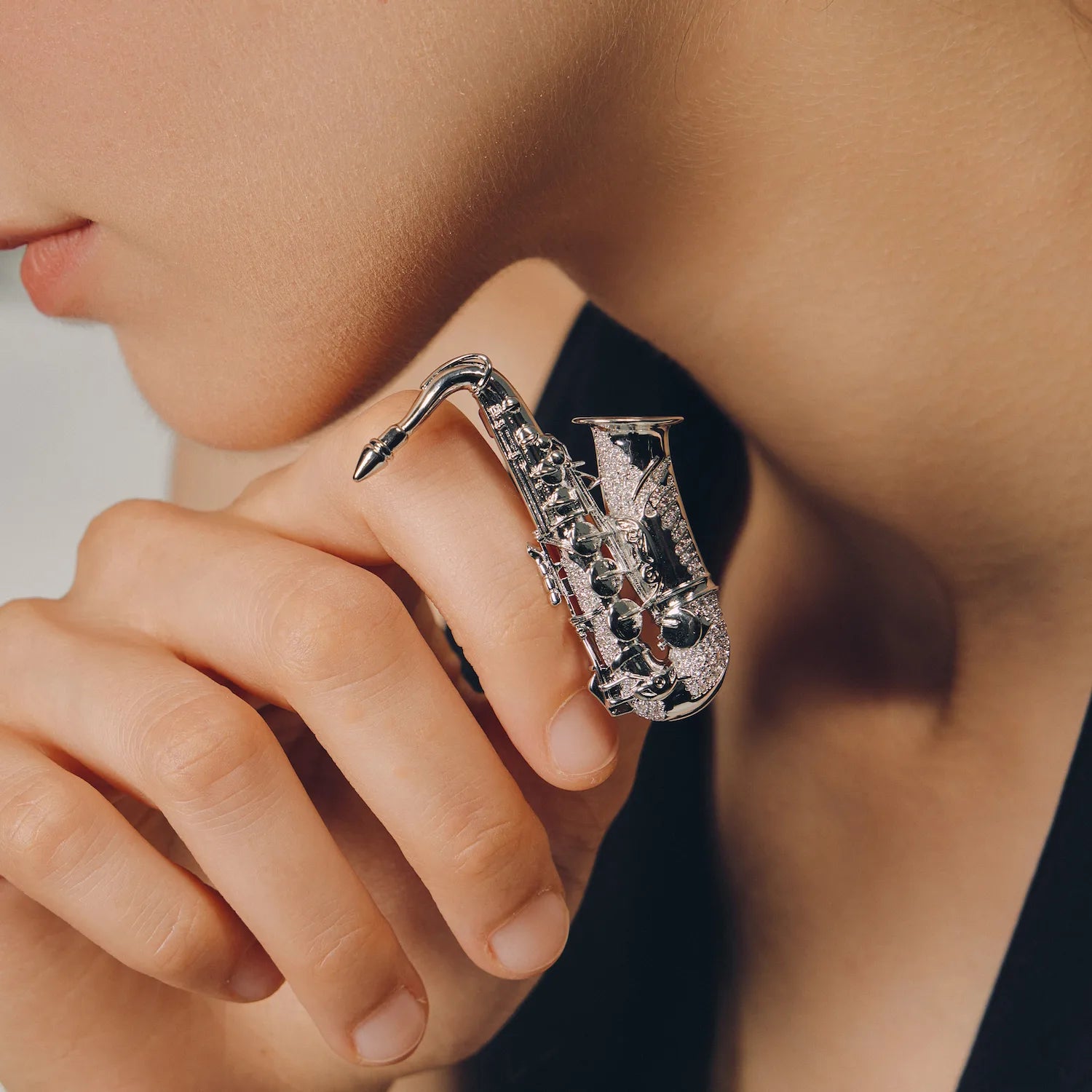 Noctis Saxum Brooch — The Sound of Midnight