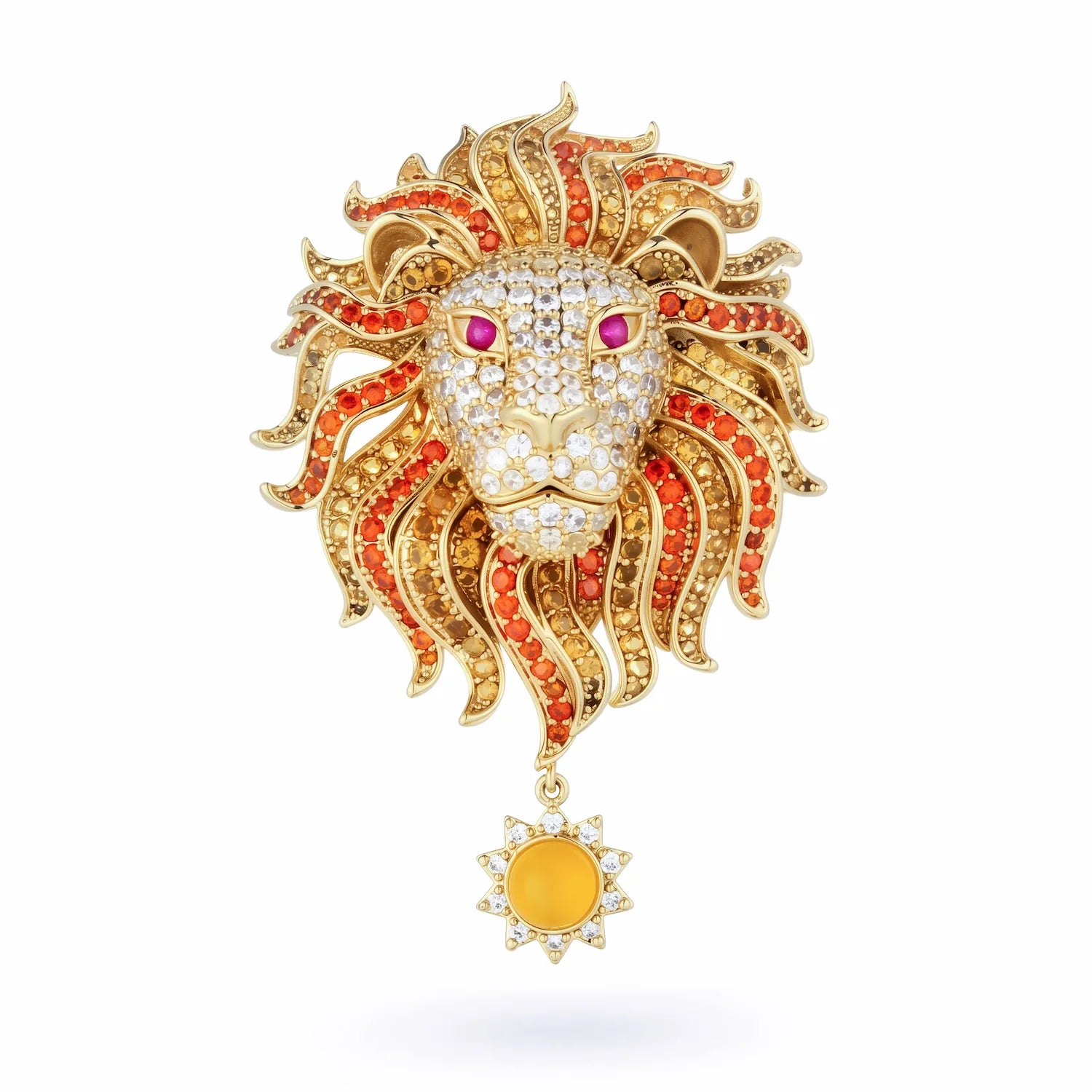 Regulus Leo Brooch — The Heart of the Sun