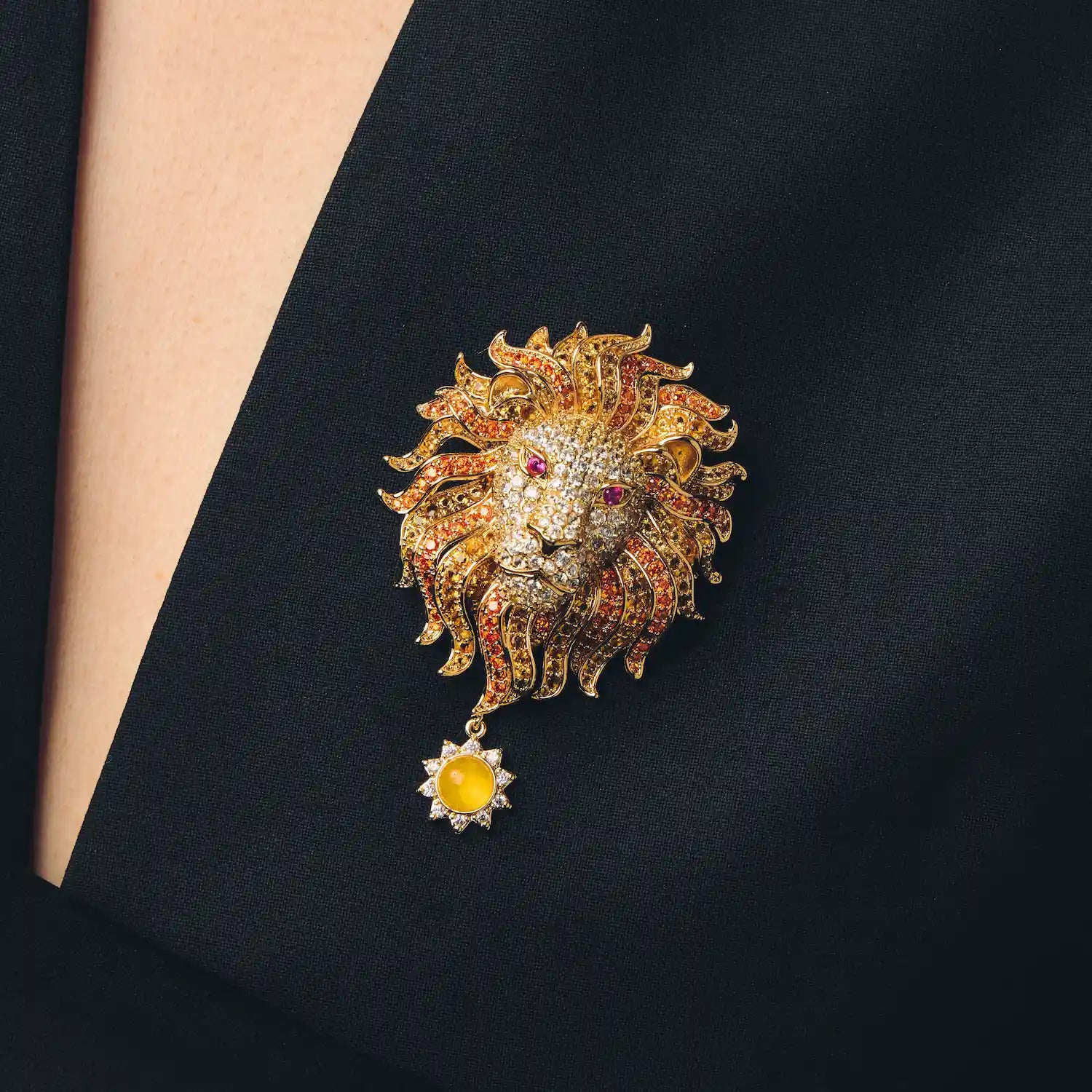 Regulus Leo Brooch — The Heart of the Sun