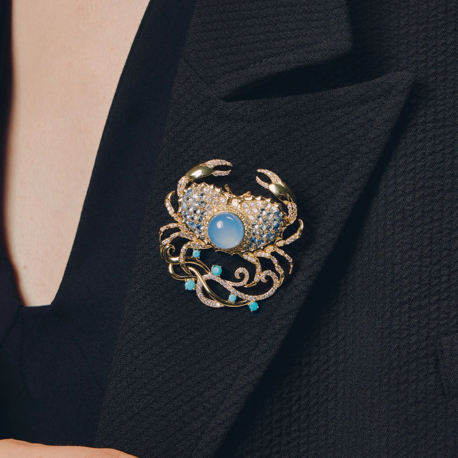 Thalassa Crab Brooch: The Treasure-Bearing Crab