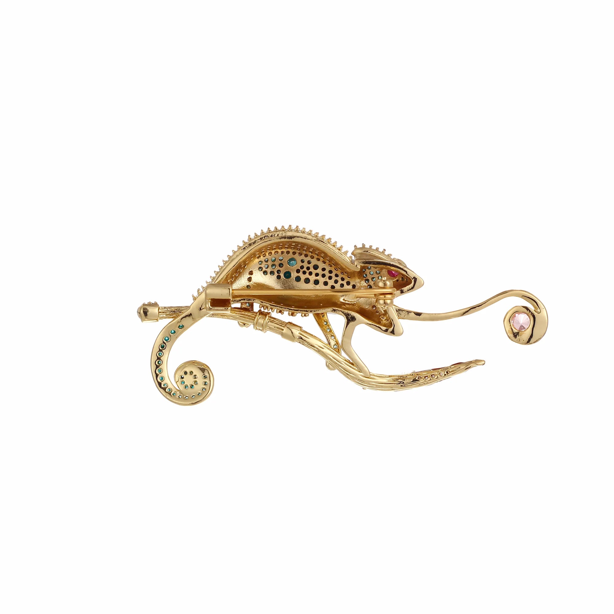 Viridia Chameleon Brooch: The Instinct of the Strike